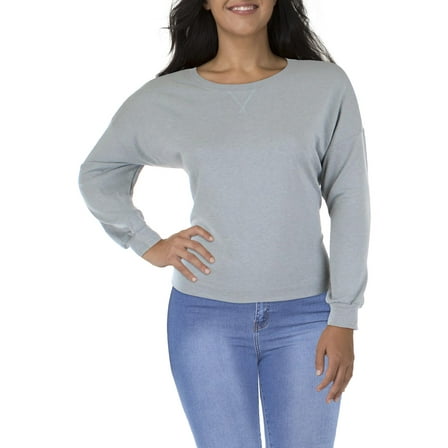 Nike Womens Yoga French Terry Fitness Sweatshirt