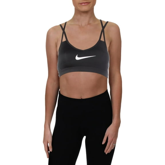 Nike Womens Yoga Low-Impact Sports Bra Black XS