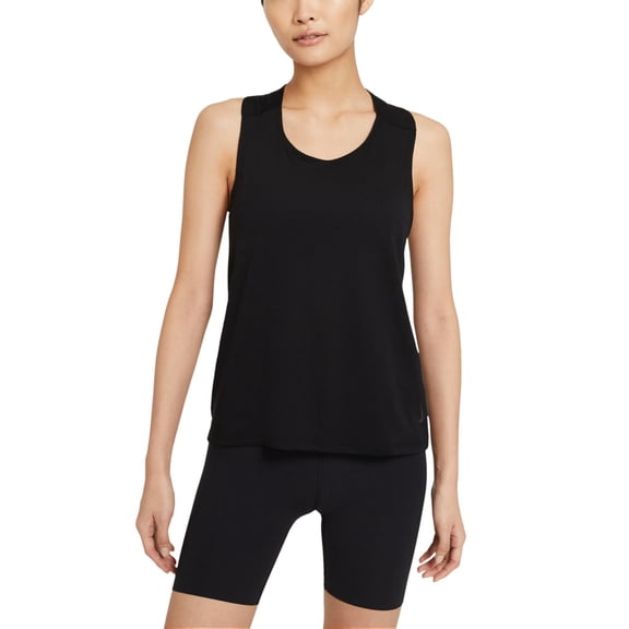 Nike Womens Yoga Mesh Twist-Racerback Tank Top