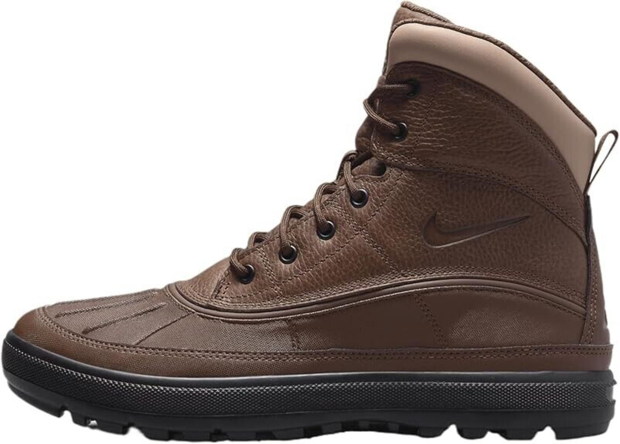 Nike Woodside II FQ8726-259 Men's US 7.5 Brown Leather Ankle Duck Boots TF5312