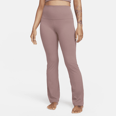 Nike Yoga Dri-FIT Luxe Women's Flared Pants Color: Smokey Mauve