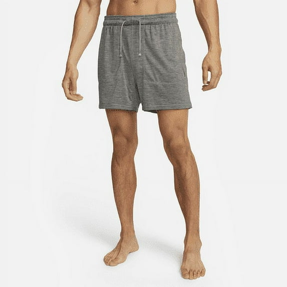 Nike Yoga Men's Dri-FIT 5" Unlined Shorts (Cool Grey/Heather/Cool Grey, FB7786-065) Size X-Large