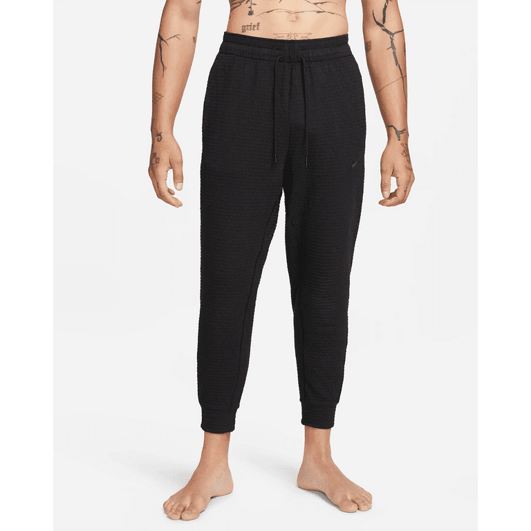 Nike Yoga Men s Dri FIT Pants Color Black Black Size M Walmart