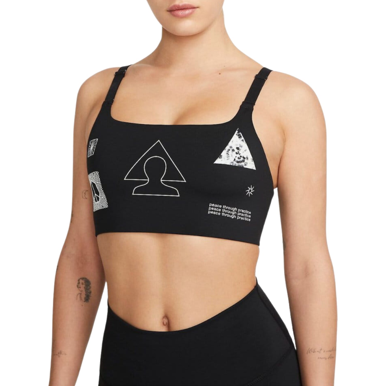nike yoga dri fit indy bra