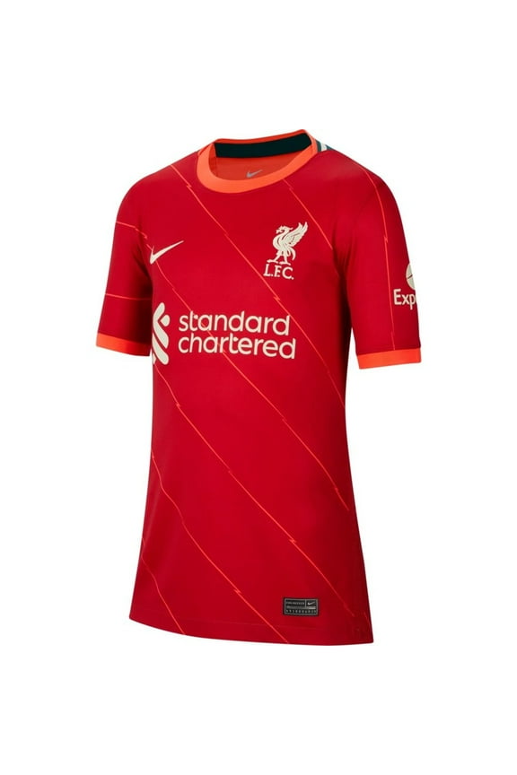 Nike Youth 2021-22 Liverpool Home Jersey - Gym Red/Crimson YS