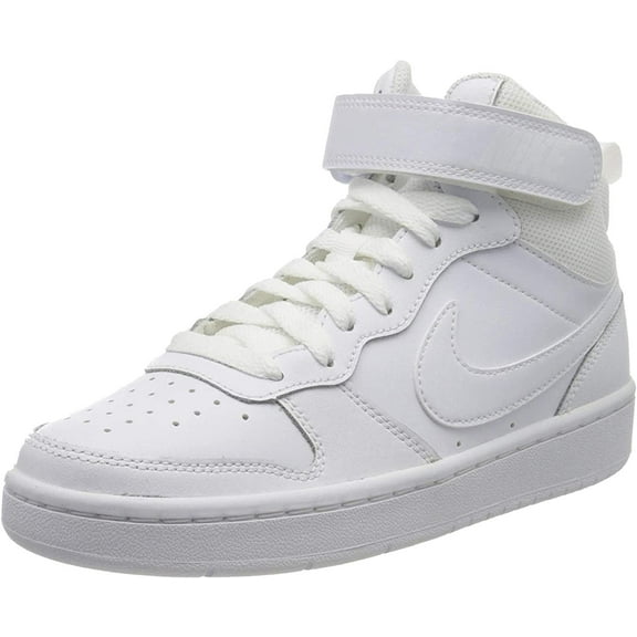 Nike Youth Boys Court Borough Mid 2 Grade School Sneakers - White