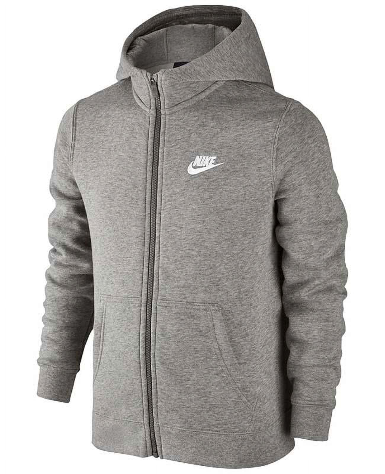 grey nike hoodie youth