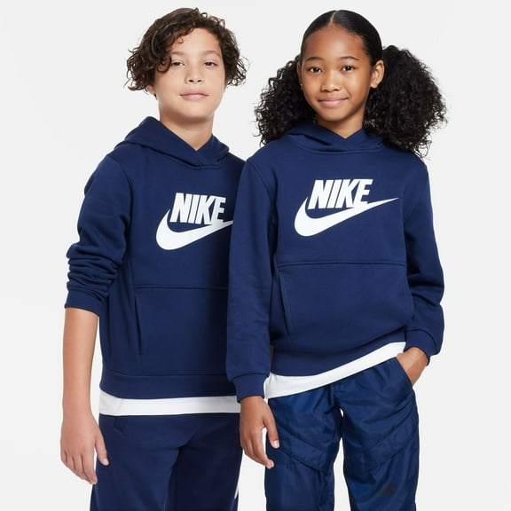 Nike Youth Club Fleece Hoody S Navy