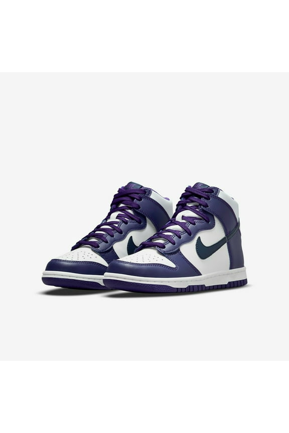Dunk High Gs Dh9751-100 Unisex Kid's Midnight Navy/Purple Shoes 6.5Y BS332