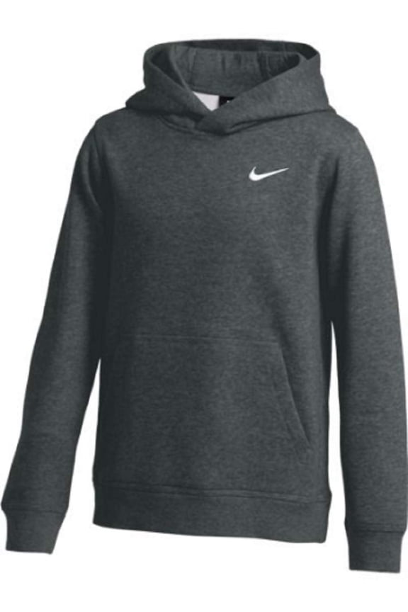 Youth Fleece Pullover Hoodie (Anthracite, Large)