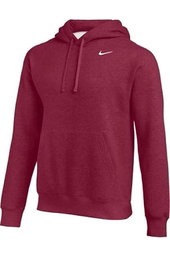 Youth Fleece Pullover Hoodie (Cardinal, X-Large)
