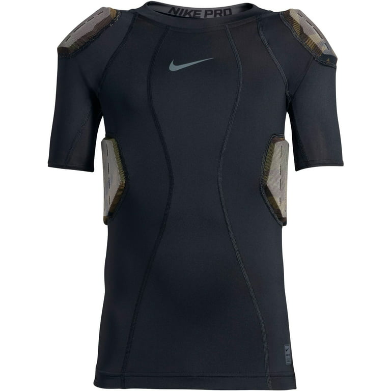 Nike Youth Pro Combat Hyperstrong 4-Pad Camo Football Shirt