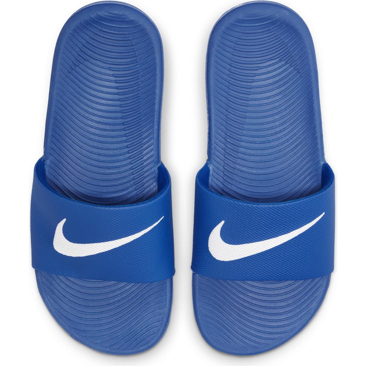 Nike Footwear Nike Kawa Slide Bt Nike Youths Kawa Slide Blue White