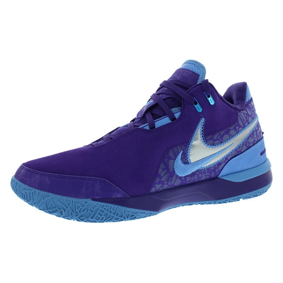 Nike ZM Lebron NXXT Gen AMPD Unisex Shoes Size 13, Color: Field Purple/Metallic Silver
