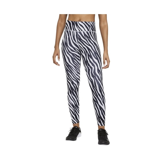 Nike Zebra Legging Womens Active Pants Size XS, Color: Grey Zebra/Black