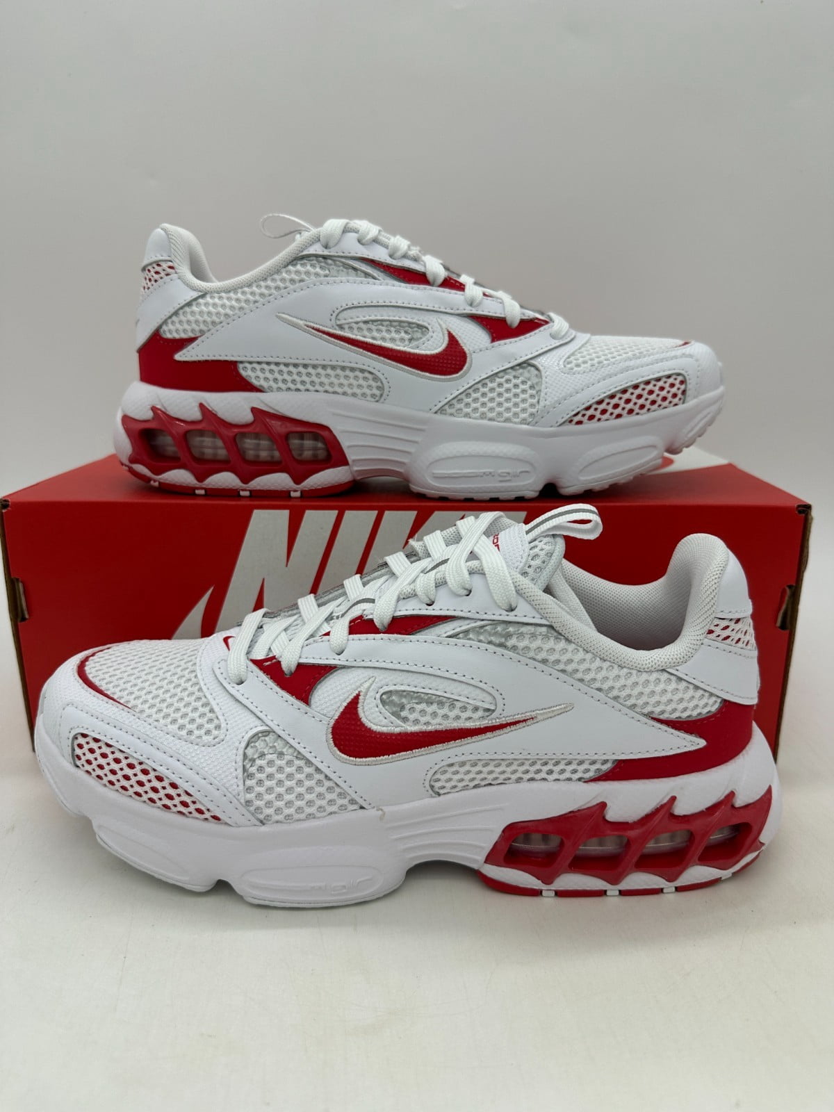 Nike, Athletic Shoes, Women's, Size 8.5, White Red - Walmart.com