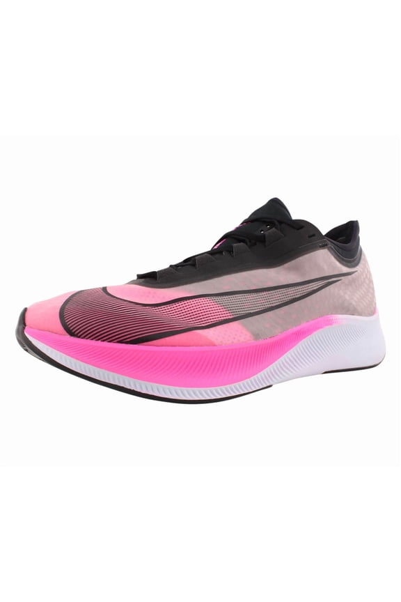 Zoom Fly 3 Mens Shoes Size 9, Color: Pink Blast/Black