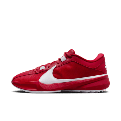 mens white nike shoes with red swoosh