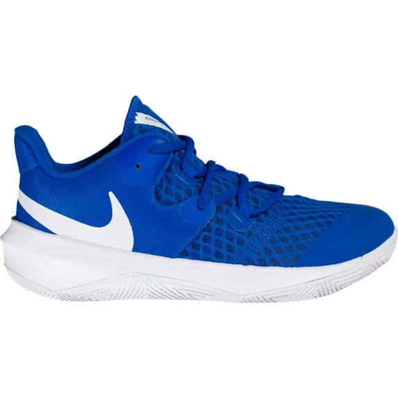 Nike Zoom Hyperspeed Court Volleyball Shoes (White/Blue, M6.5/W8.0, D)