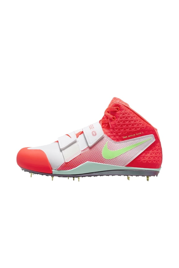 Zoom Javelin Elite 3 Throwing Spikes White/Hyper Orange