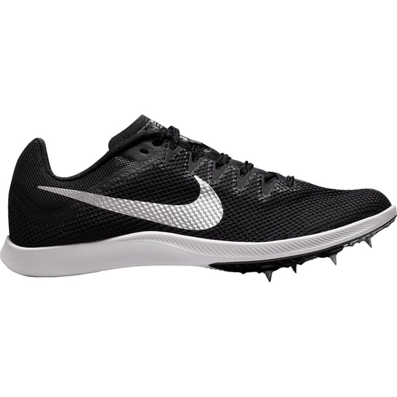 Nike Zoom Rival Distance Track and Field Shoes (Black/Silver, M11.5/W13.0, D)