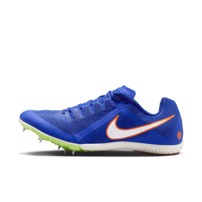 Nike Rival Multi Track \u0026 Field Multi-Event Spikes Color: Racer Blue/Safety Orange/White Size: M 10.5 / W 12