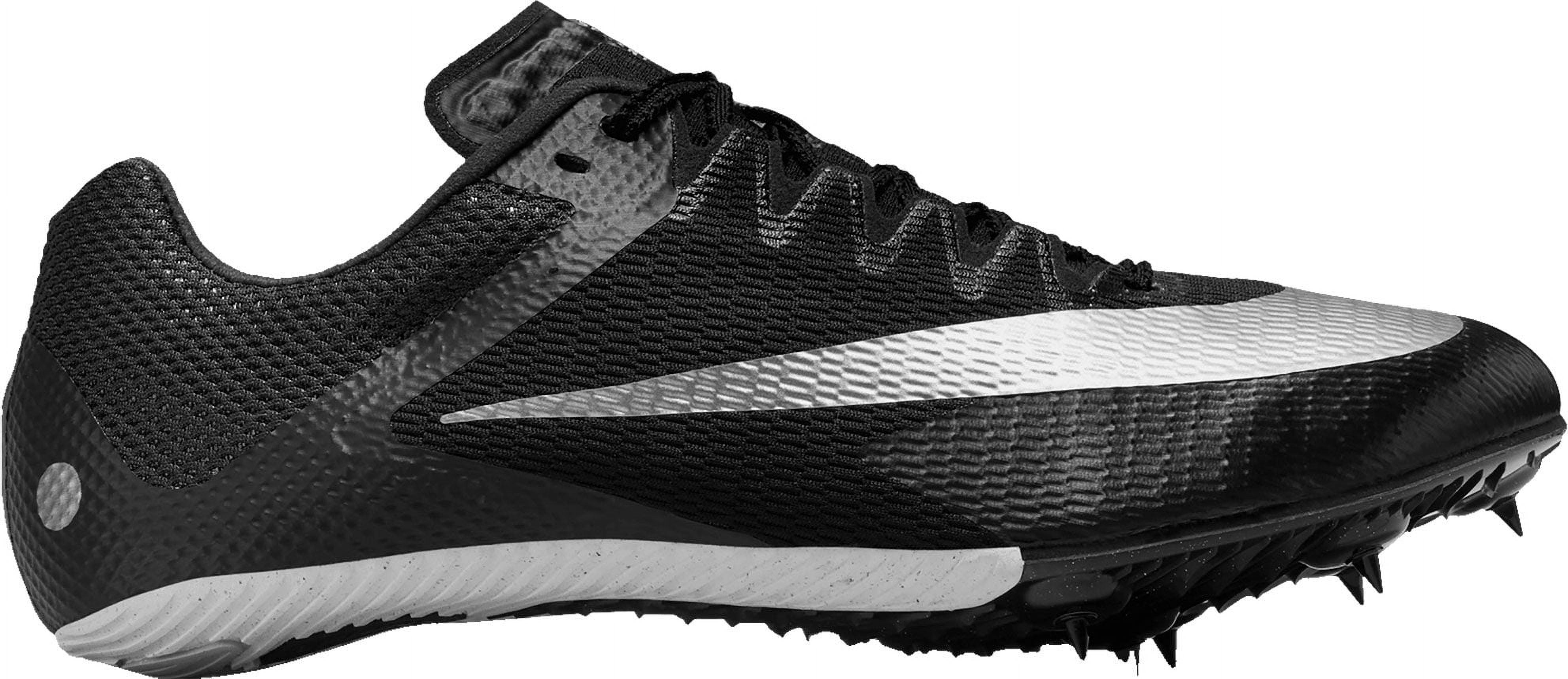 Nike Zoom Rival Sprint Track and Field Shoes (Black/Silver, M11.5/W13.0, D)