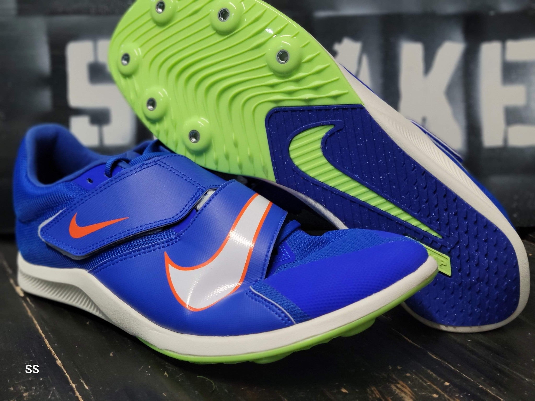 Nike Zoom Rival Track Field Jump Blue Orange Spiked Shoes DR2756 400 Men 11 Walmart