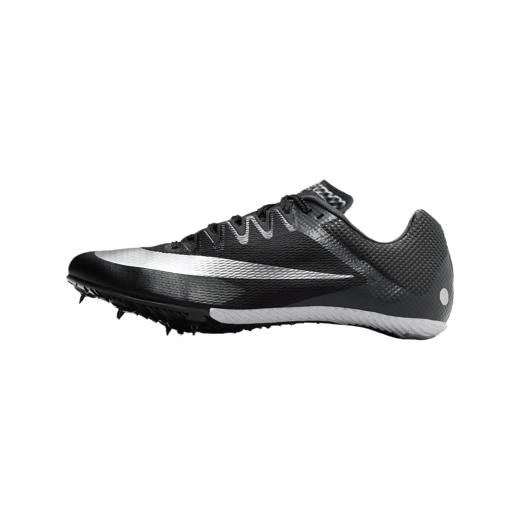 Nike Zoom Rival Track & Field Sprinting Spikes FZ9663-001, Black/Black/Metallic Silver Size 12