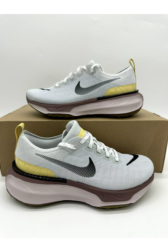 ZoomX Invincible Run 3 Women's size 5 WIDE Grey Running Shoes FN7997 005