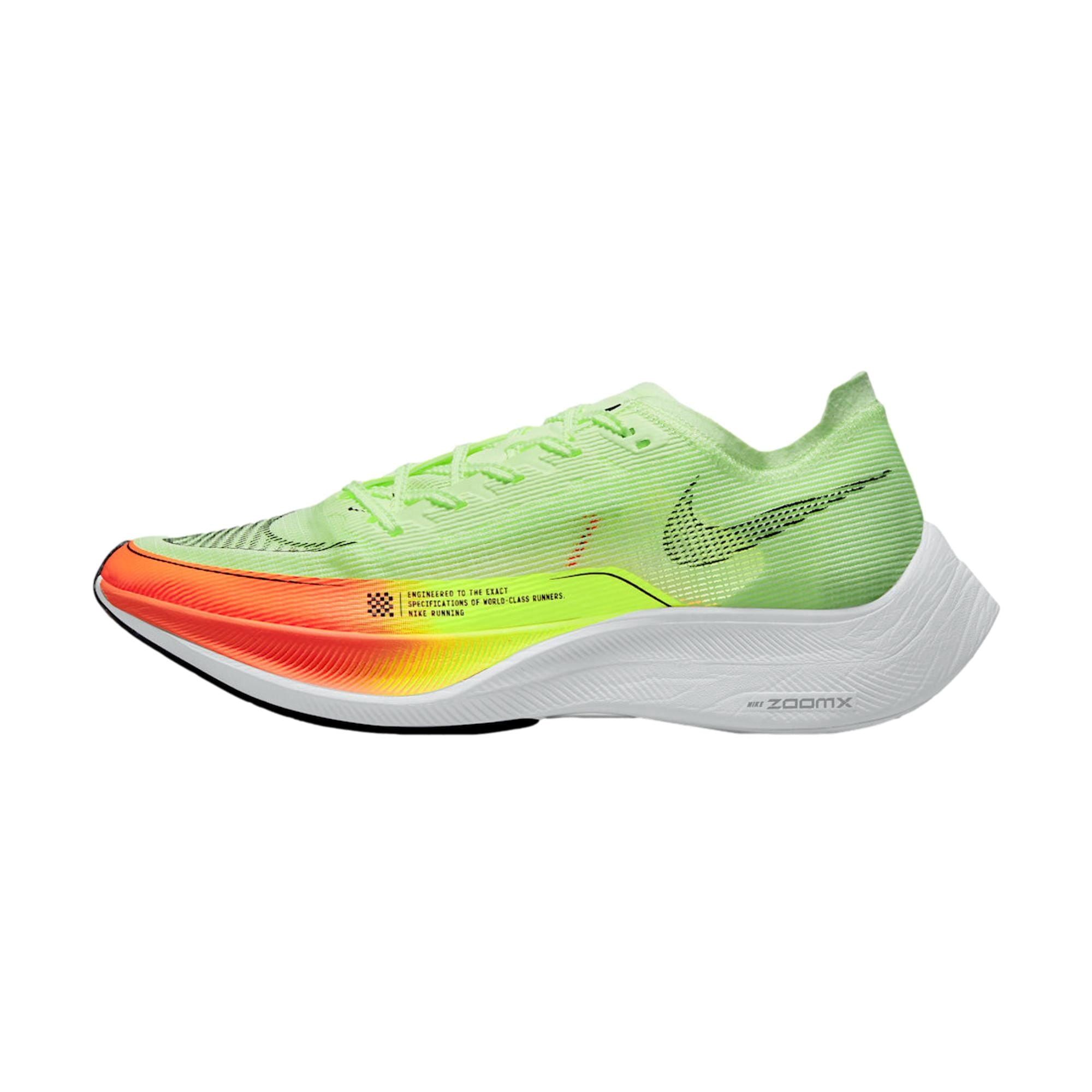 New Nike ZoomX Vaporfly‎ 
Barely Volt/Hyper Orange/Volt/Black Nike ZoomX Vaporfly Next% 2 Barely Volt Hyper Orange Men main image 2