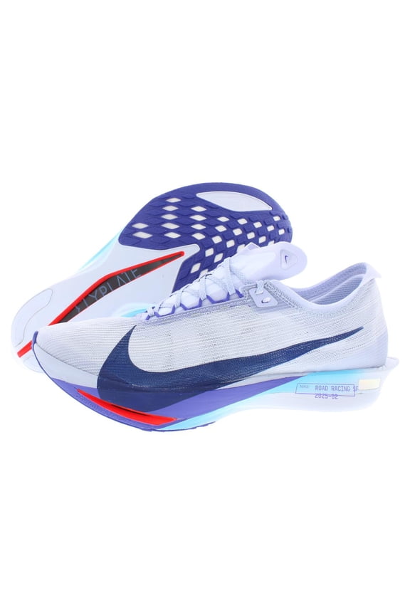 Zoomx Streakfly 2 Unisex Shoes Size 13, Color: Ghost/Blue Void/Persian Violet