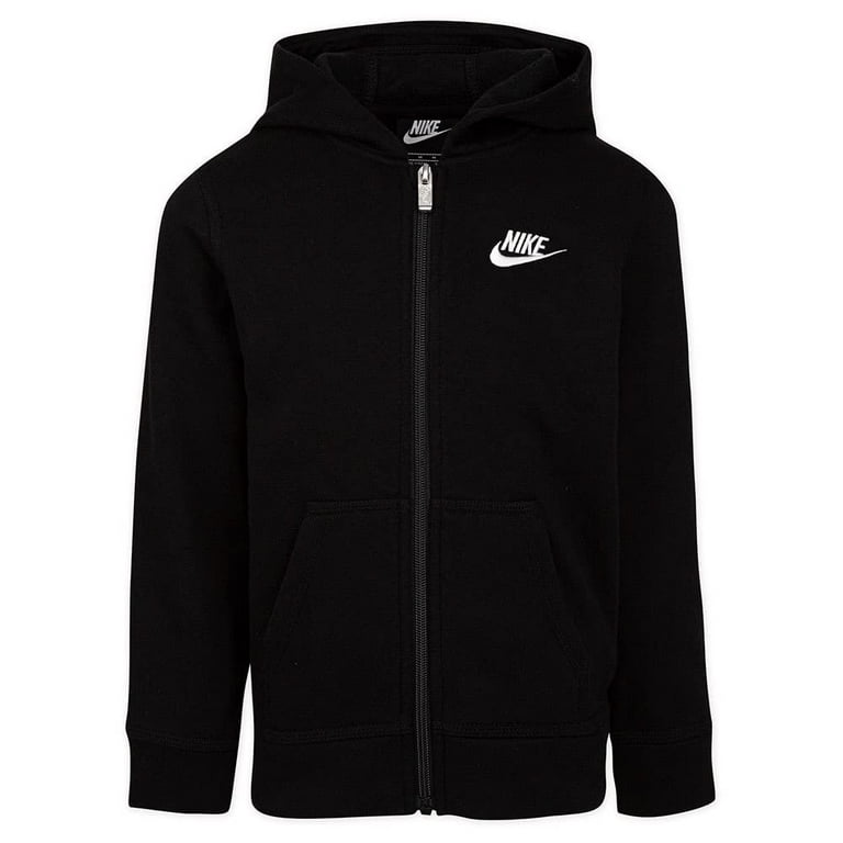 Nike boys Club Fleece Full Zip Hoodie (Little Kids)