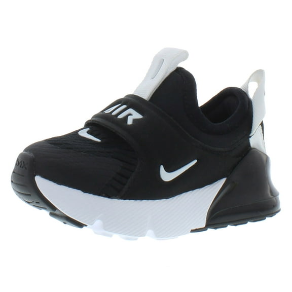 Nike boys girls unisex-child Sneaker 4 Infant Black/White