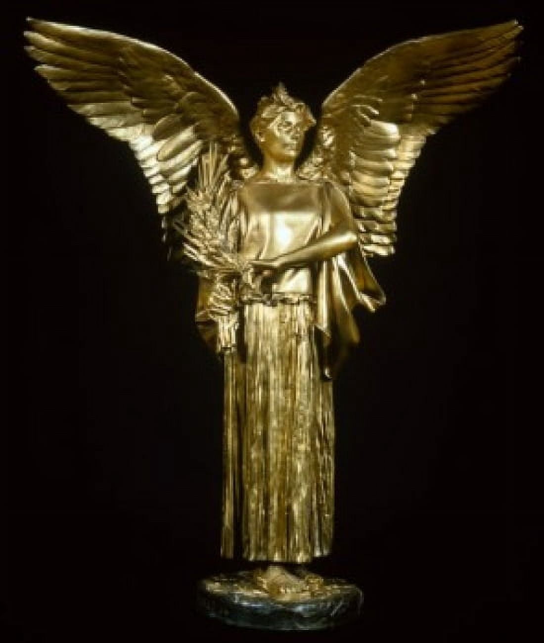 Nike by Jean Lon Greme bronze sculpture (1824-1904) Canvas Art - Jean Lon Greme (18 x 24)