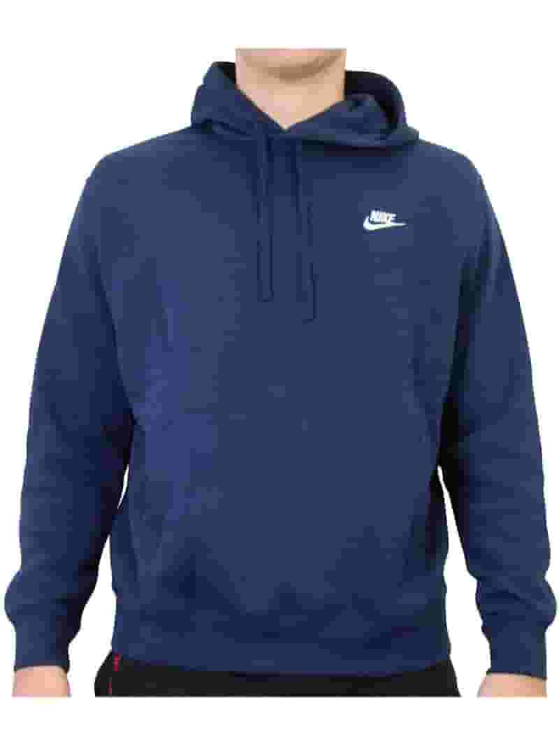 Nike by Nike Sportswear Club Fleece Pullover Hoodie Nike by Nike Sportswear Club Fleece Pullover Hoodie