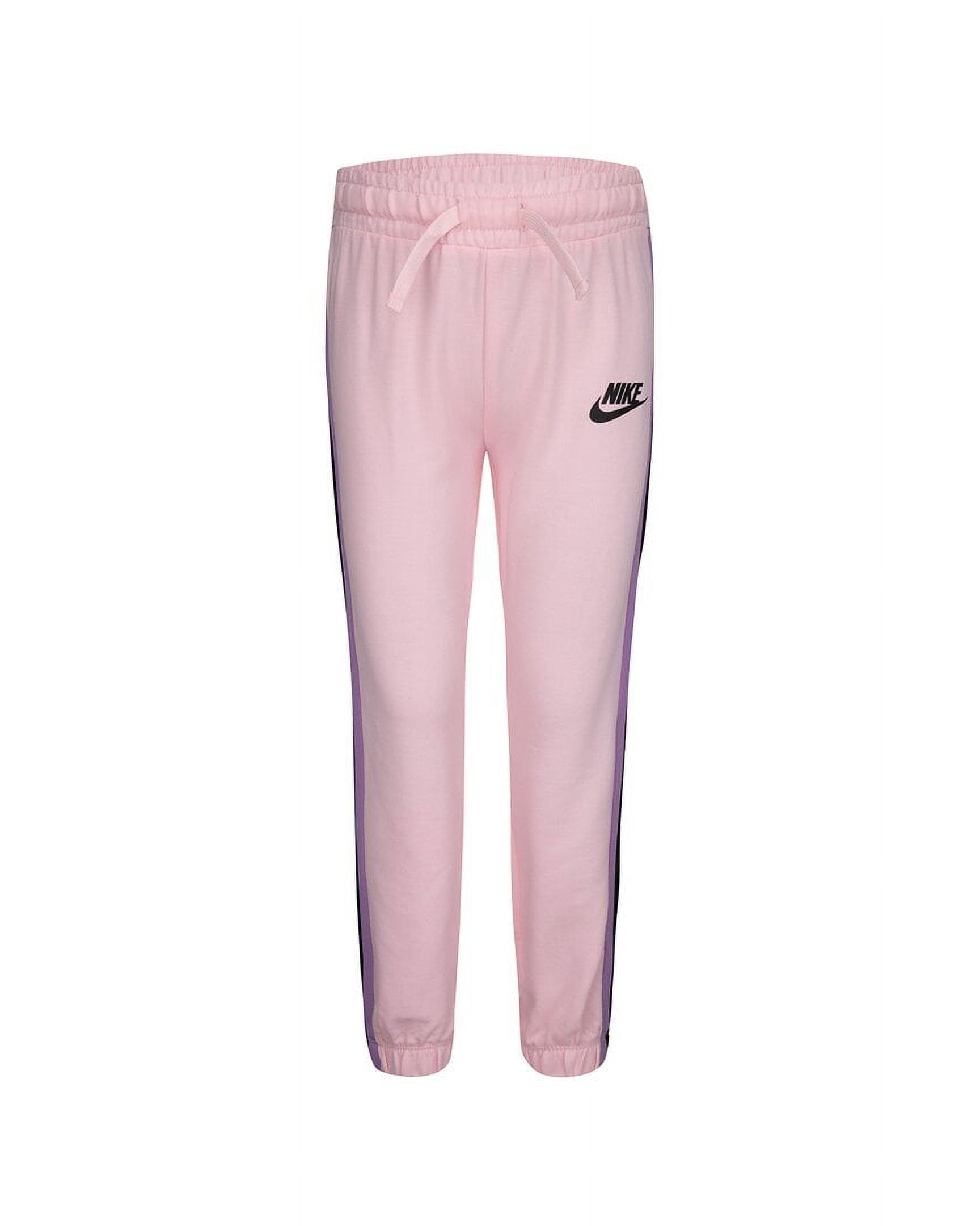 Nike girls Logo Side Stripe Sweatpant 2T Pink Walmart