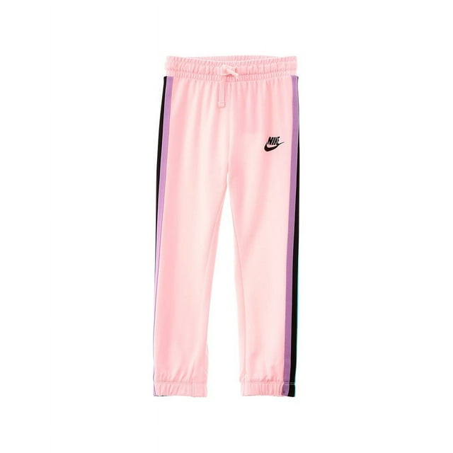 Nike girls Logo Side Stripe Sweatpant, 6X, Pink - Walmart.com