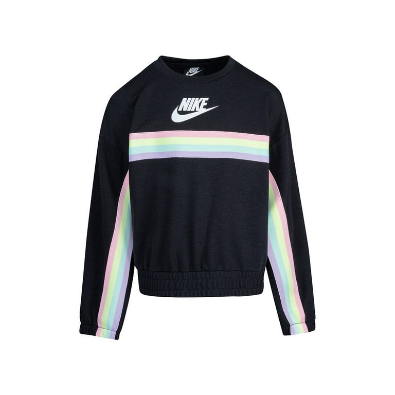 Nike girls Logo Stripe Sweatshirt 2T