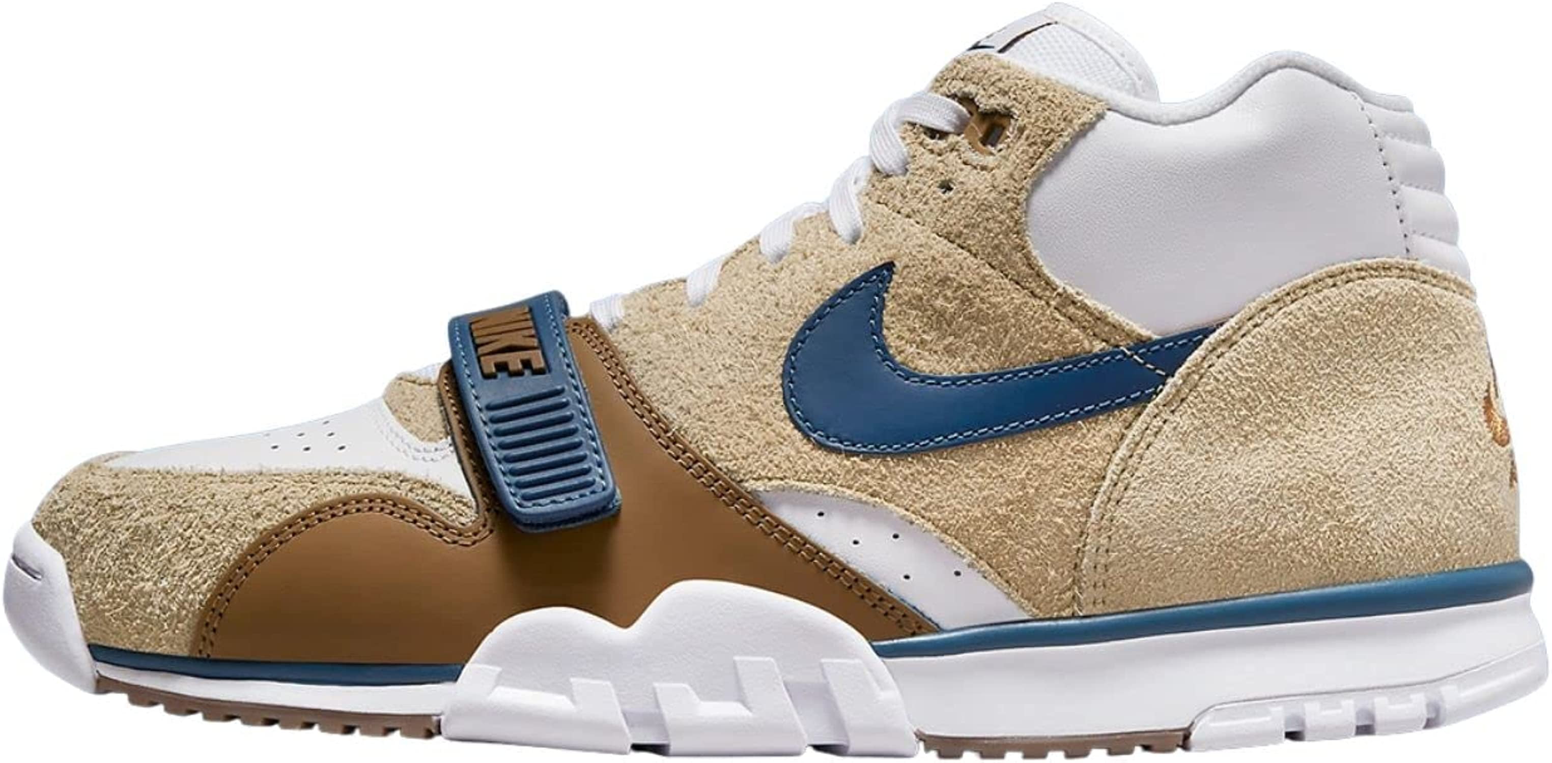 Nike mens Air Trainer 1 Shoes, Limestone/Ale Brown/White/Vale