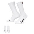 thumbnail image 1 of NikeCourt Multiplier Cushioned Tennis Crew Socks (2 Pairs) Color: White/White Size: S, 1 of 1