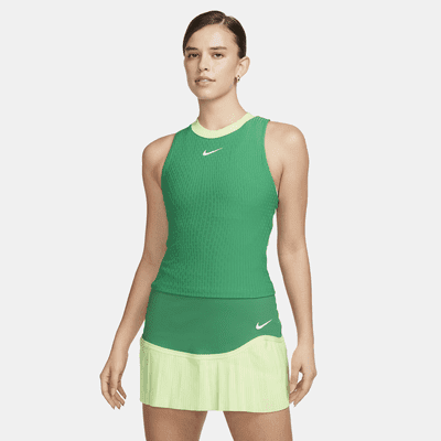 NikeCourt Slam Women's Dri-FIT Tennis Tank Top Color: Stadium Green ...
