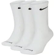 NikeDRI-FIT Men's Everyday Cushion Crew Training Socks (3 Pairs) White Size Medium