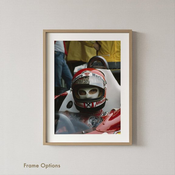 Niki Lauda Wall Art Formula 1 Retro Prints Home Decor, Unframed Poster
