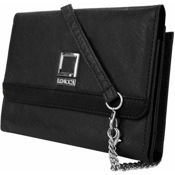 Nikina Women's Clutch Crossbody Fashion Handbag for Tablets or Smart Phones, Fits up to 7.5 x 6 Devices