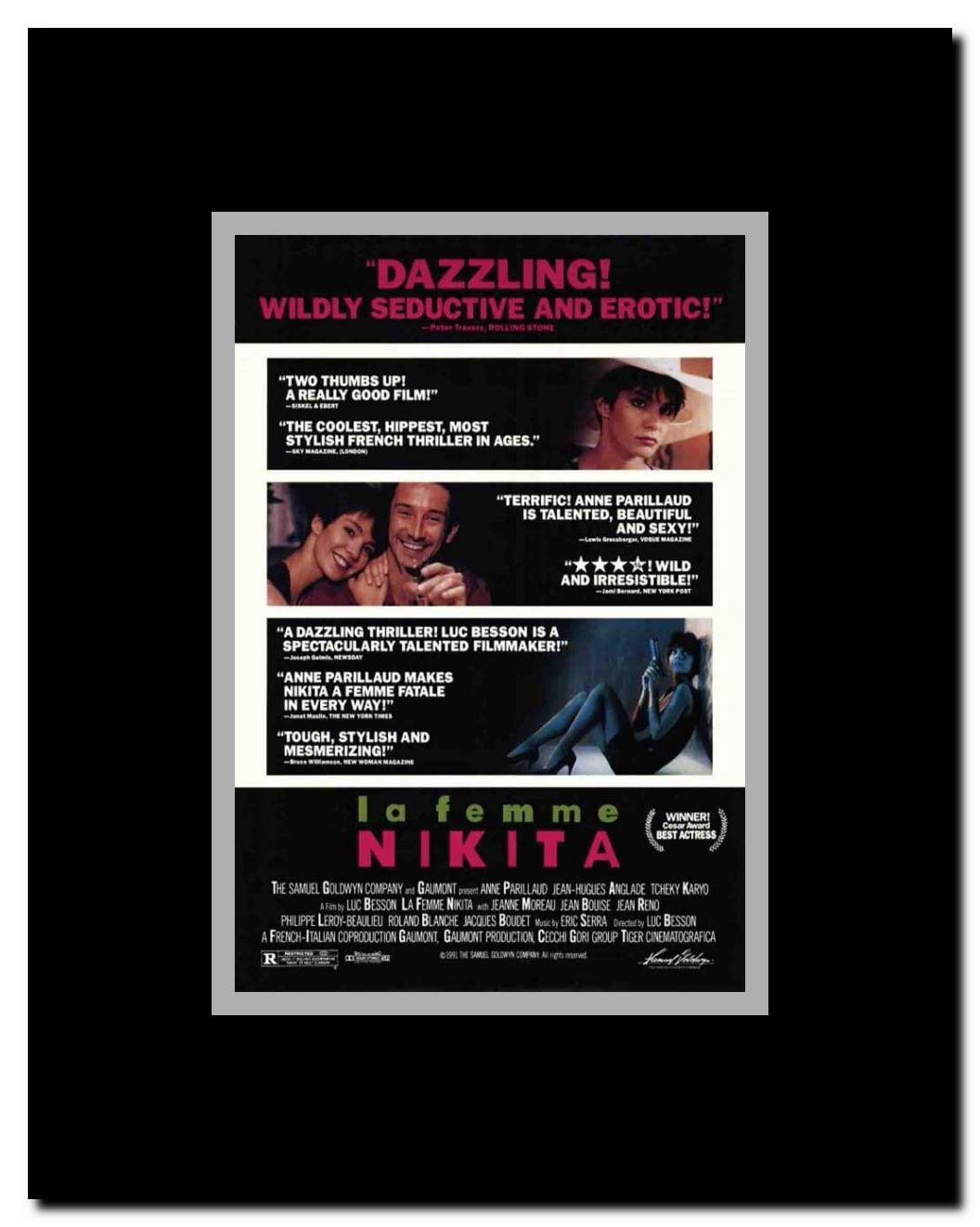 Nikita Framed Movie Poster