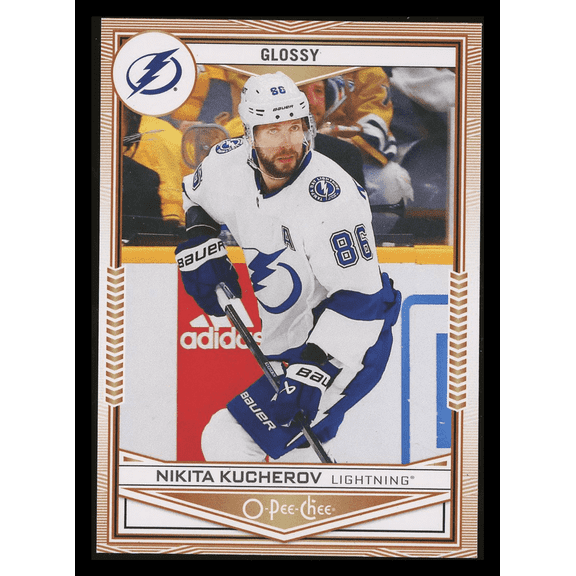 Nikita Kucherov 2024 Upper Deck Series 1 O-Pee-Chee Glossy Lightning #OG-8 Tampa Bay Lightning NHL Ice Hockey Trading Card