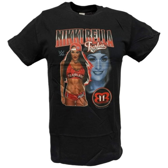 Nikki Bella Fearless Full Body Black T-shirt