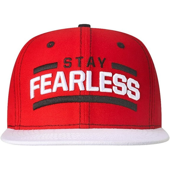 Nikki Bella Stay Fearless White Brim Snapback WWE Baseball Cap Hat
