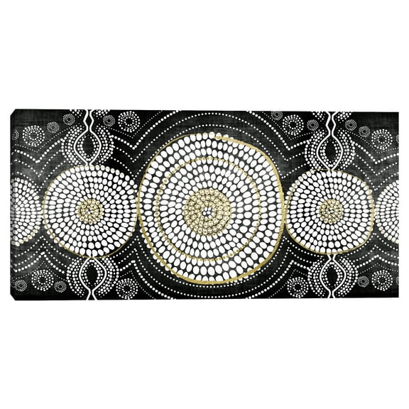 Nikki Chu Abstract Painting, 17" x 34"